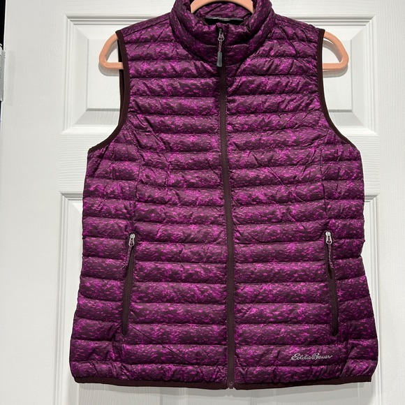Eddie Bauer Jackets & Blazers - EDDIE BAUER Womens Small Purple/Pink EB700 DOWN PUFFER VEST Winter Jacket Coat
